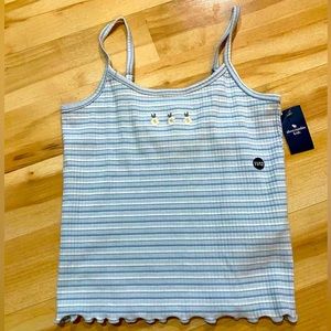 NWT Abercrombie & Fitch Kids Adorable Retro Tank Top Sz 11/12 mini flowers